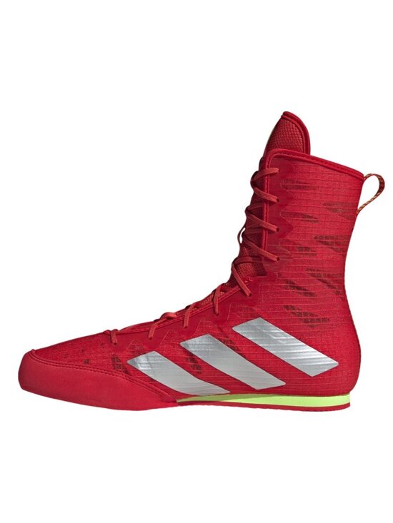 adidas Box Hog 4 – Unisex Boxing Shoes Scarlet Silver JP9846 NEW main image 6